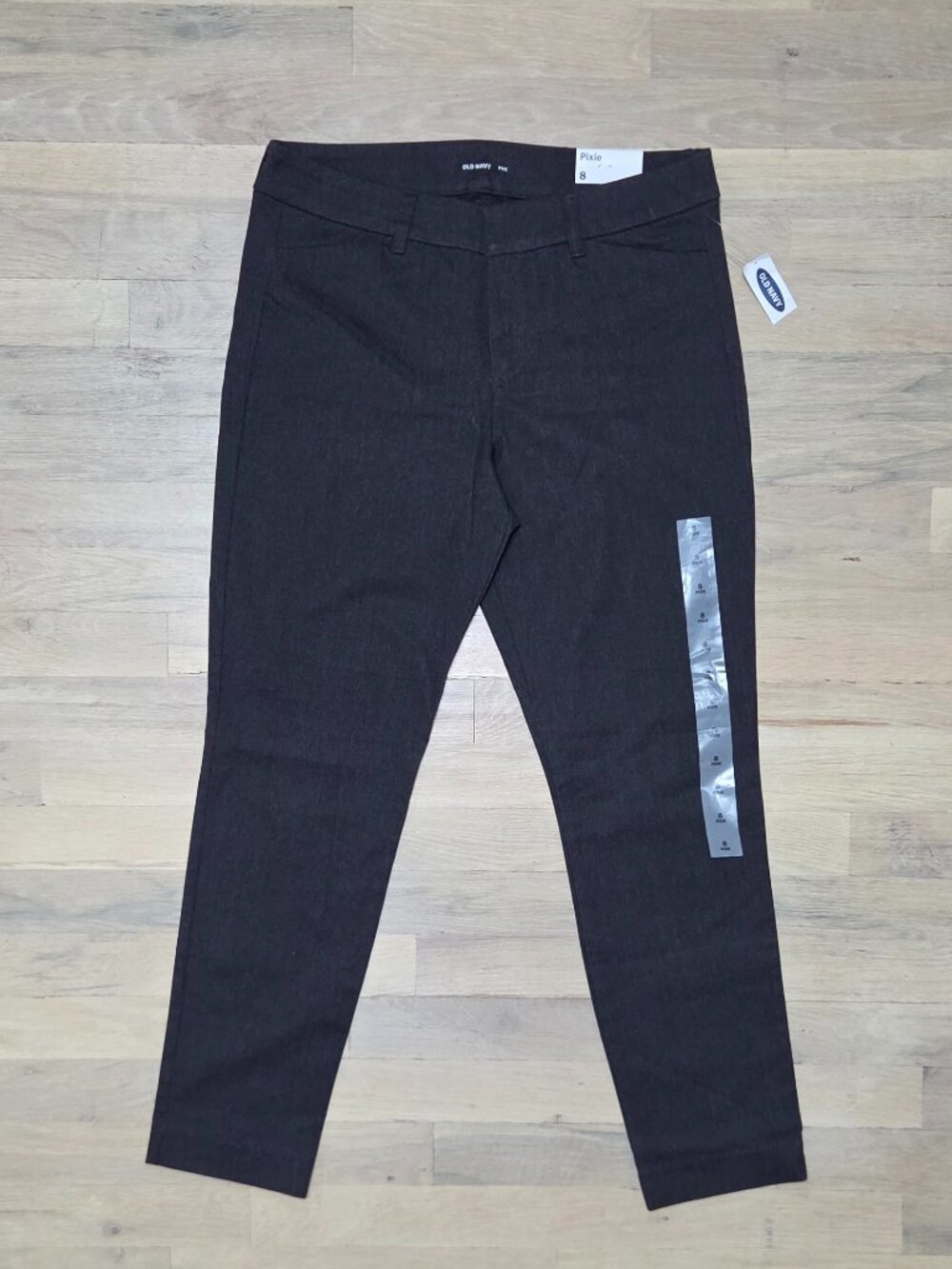 NWT Old Navy High-Waisted Pixie Skinny Ankle Pants - Charcoal Gray Size 8